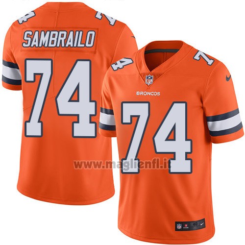 Maglia NFL Legend Denver Broncos Sambrailo Arancione